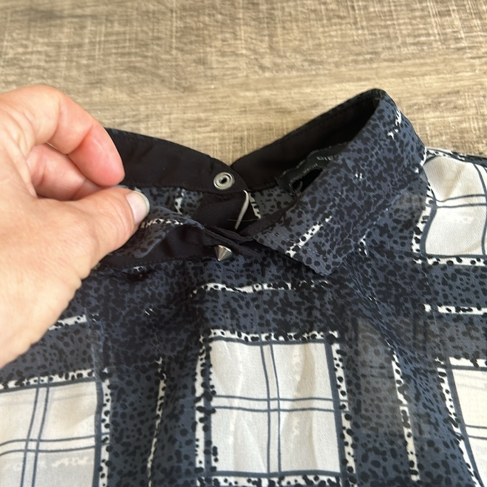 DIESEL plaid reversible blouse - Picture 7 of 12